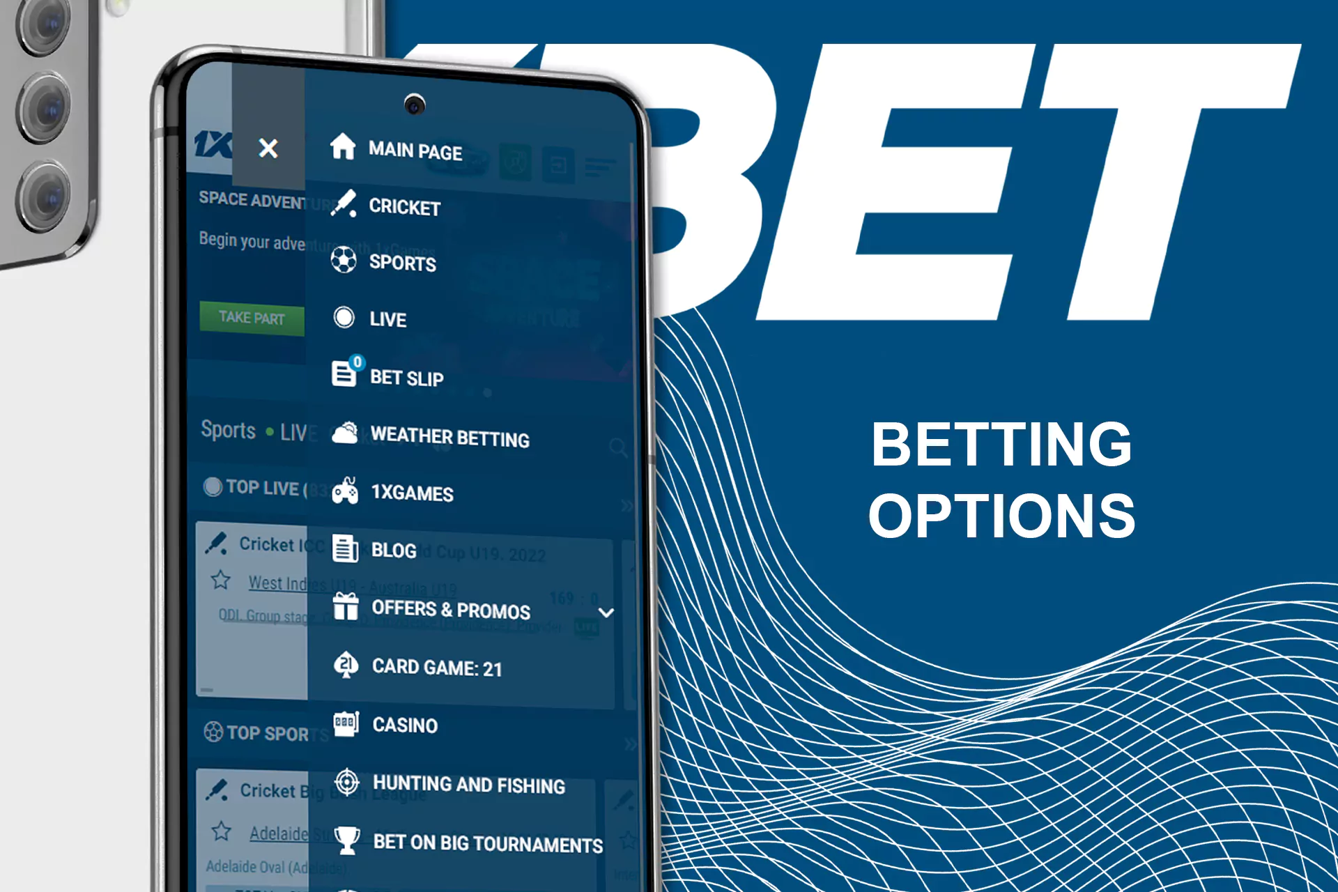 At 1xBet, there are at least three betting options available for the users.