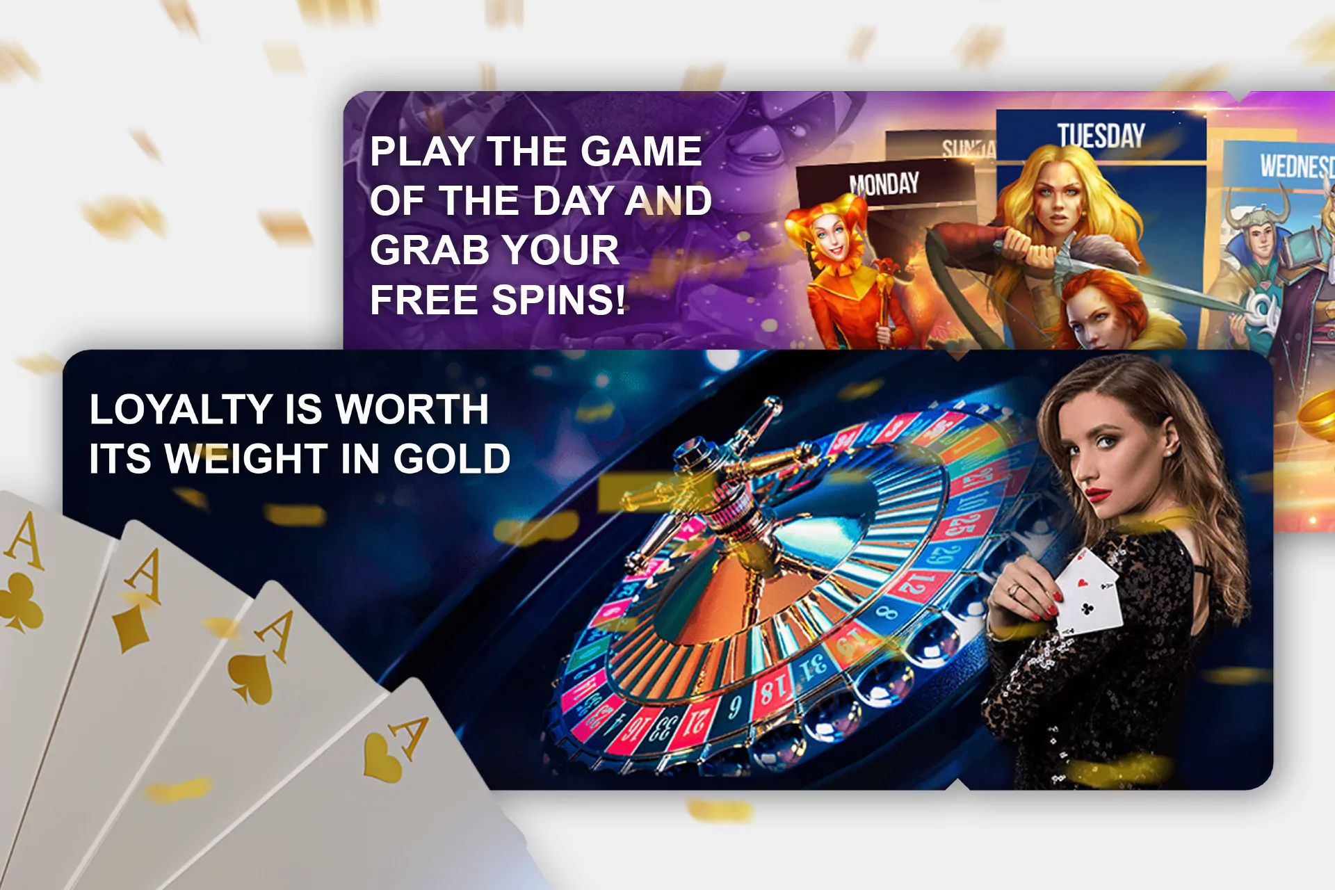 There are a few bonus programs you can use for playing at the 1xBet Online Casino.