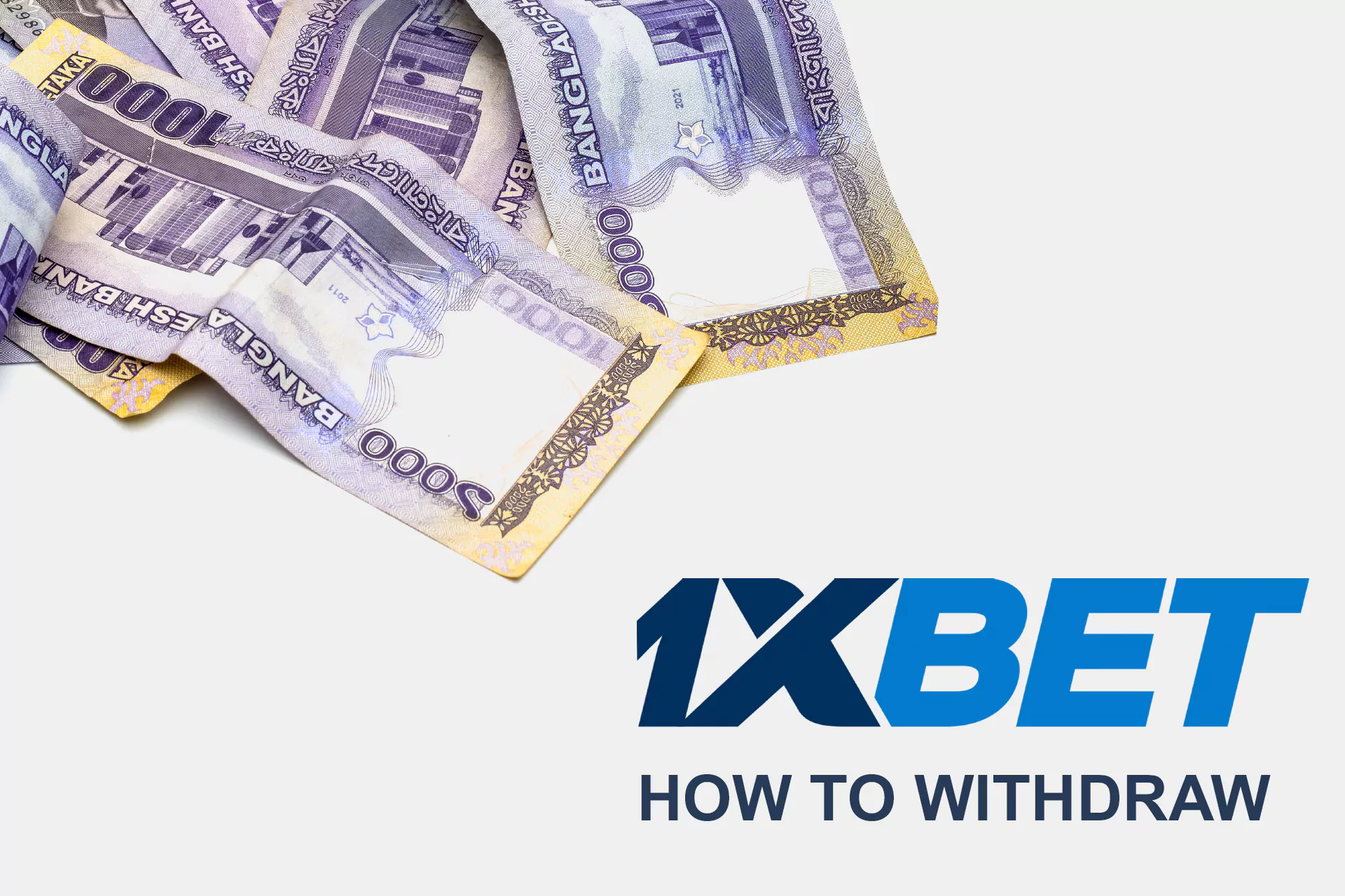 After you win back your bonus amount, you can withdraw money from the 1xBet account.