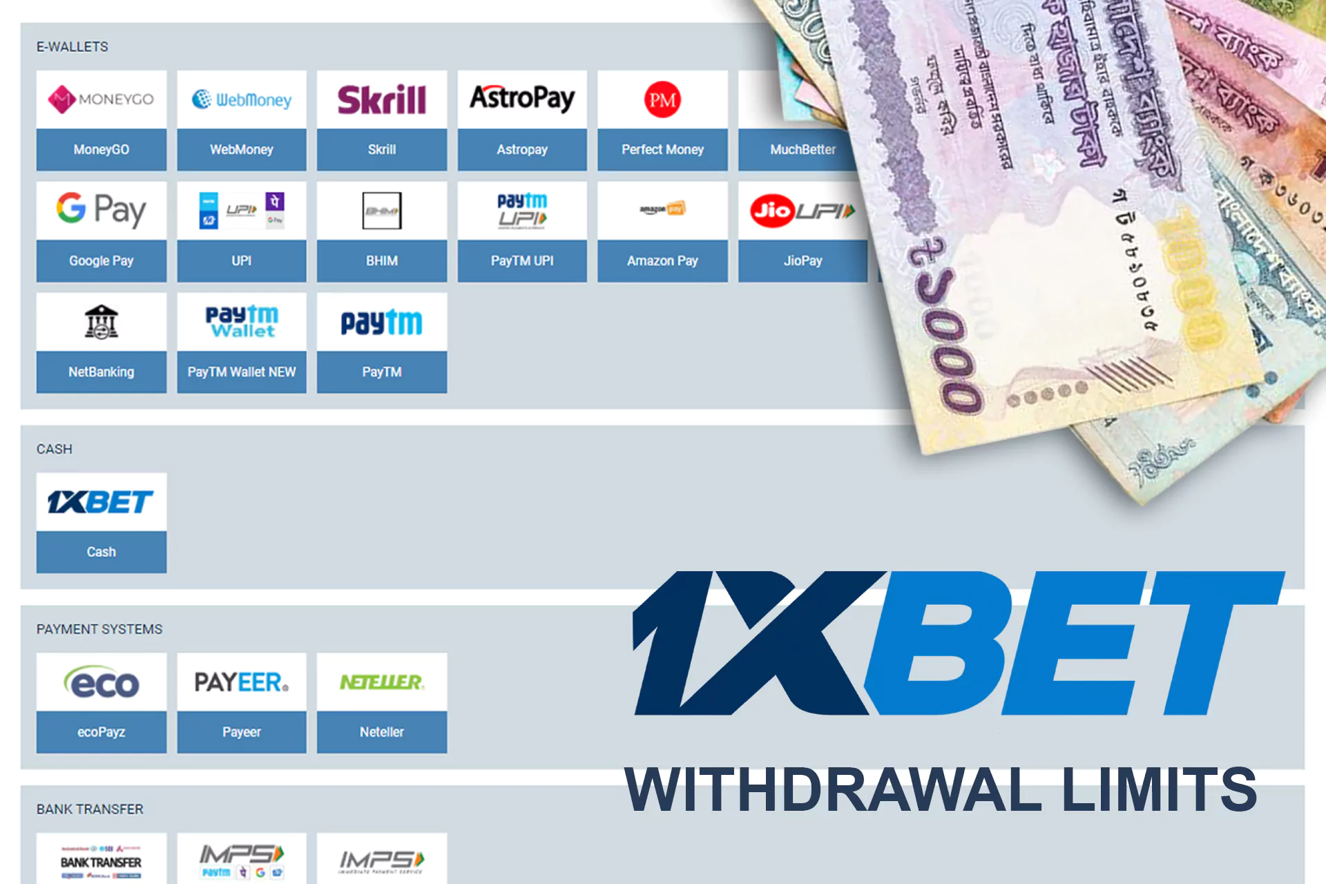 Be sure that your transfer amount is right to withdraw.