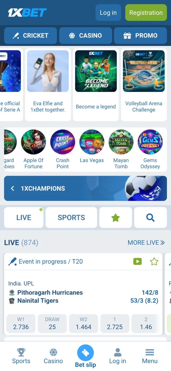 Visit 1xBet online from Google or any browser in seconds.