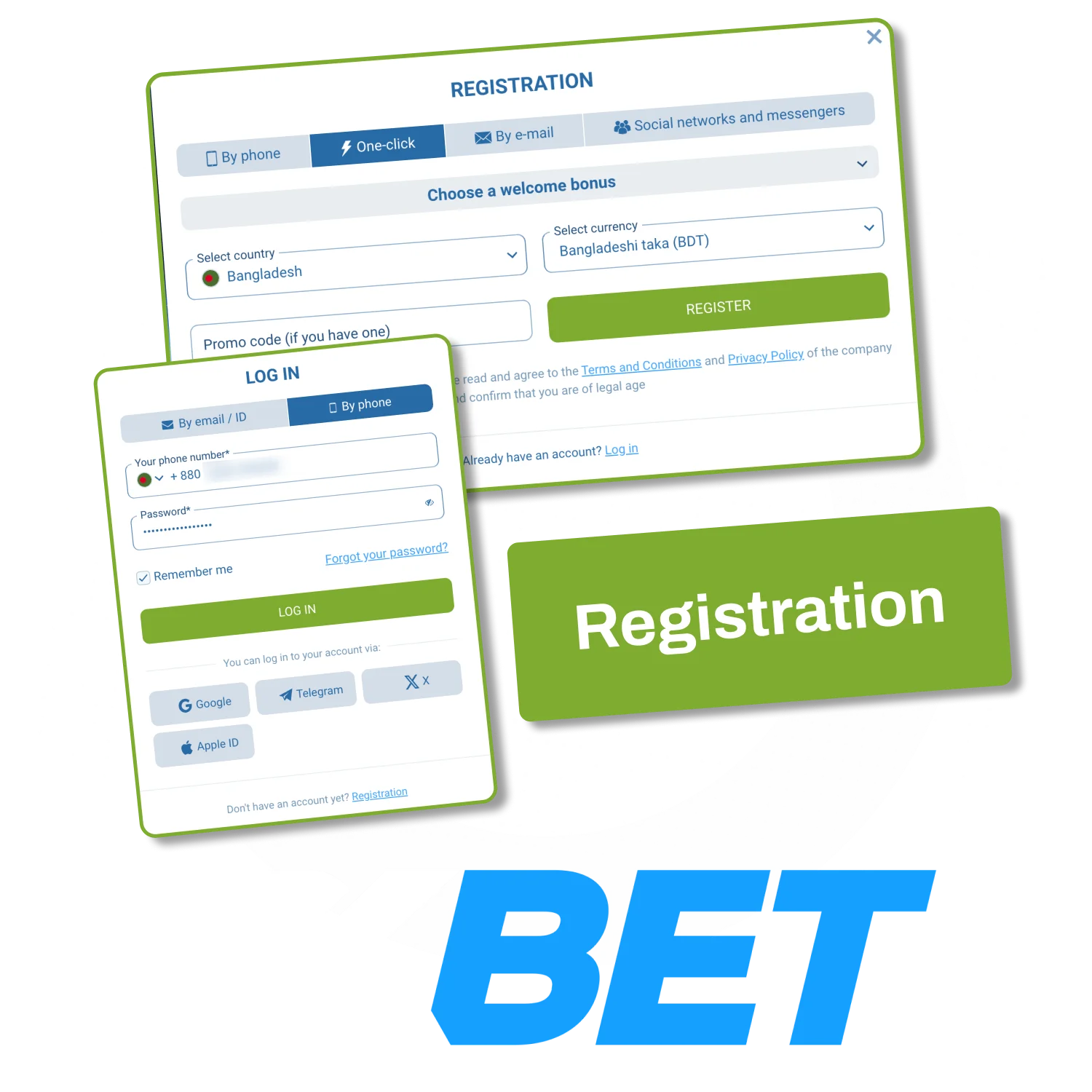 Learn how to create a new account at 1xBet and get a special welcome offer from the bookie.