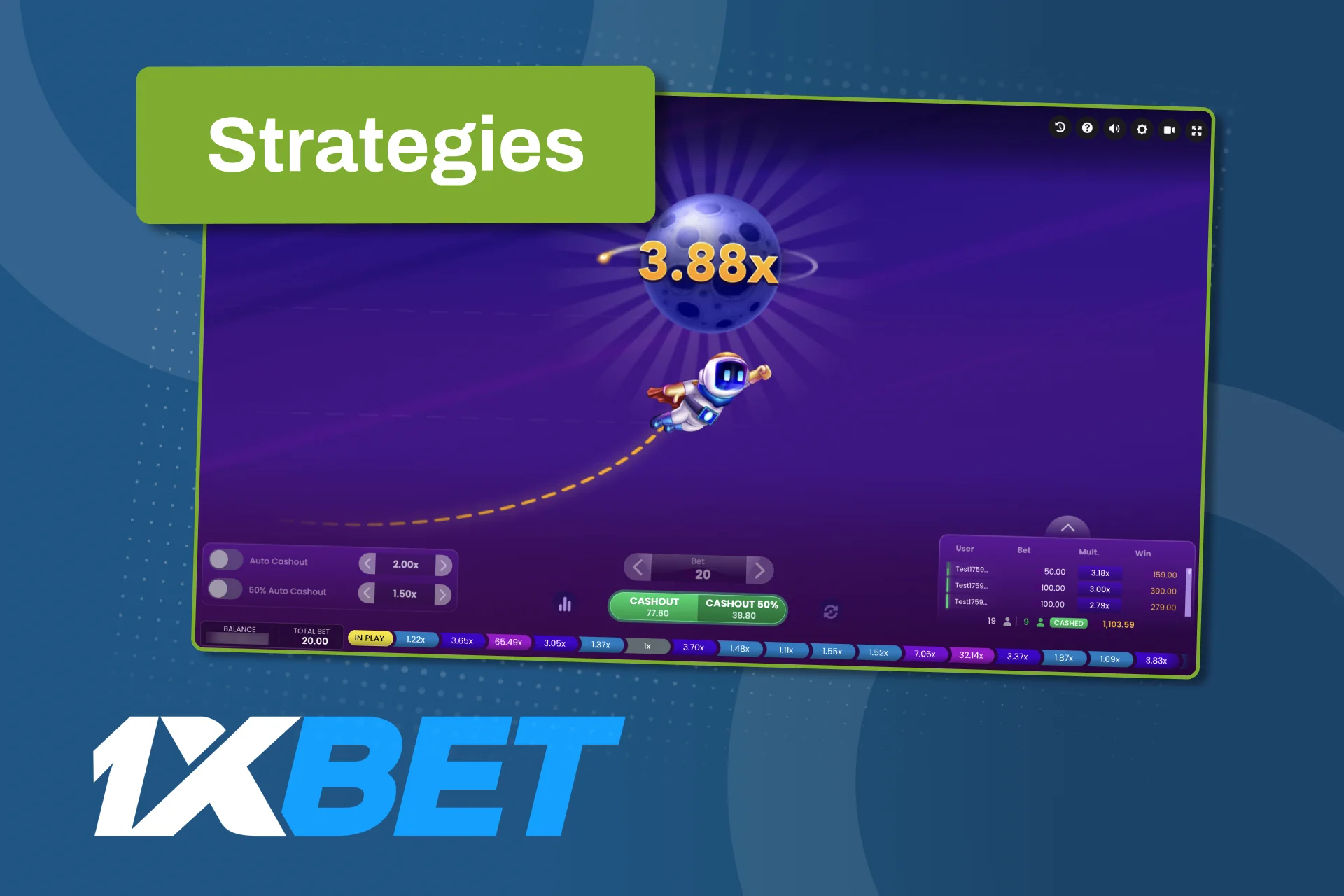 Learn strategies and tips to play smart on 1xBet.