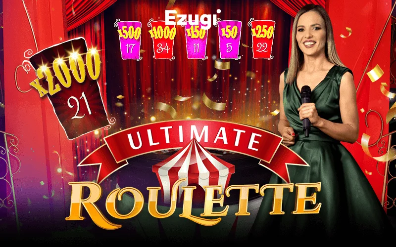 Play Ultimate Roulette at 1xBet with lucky numbers and big wins.