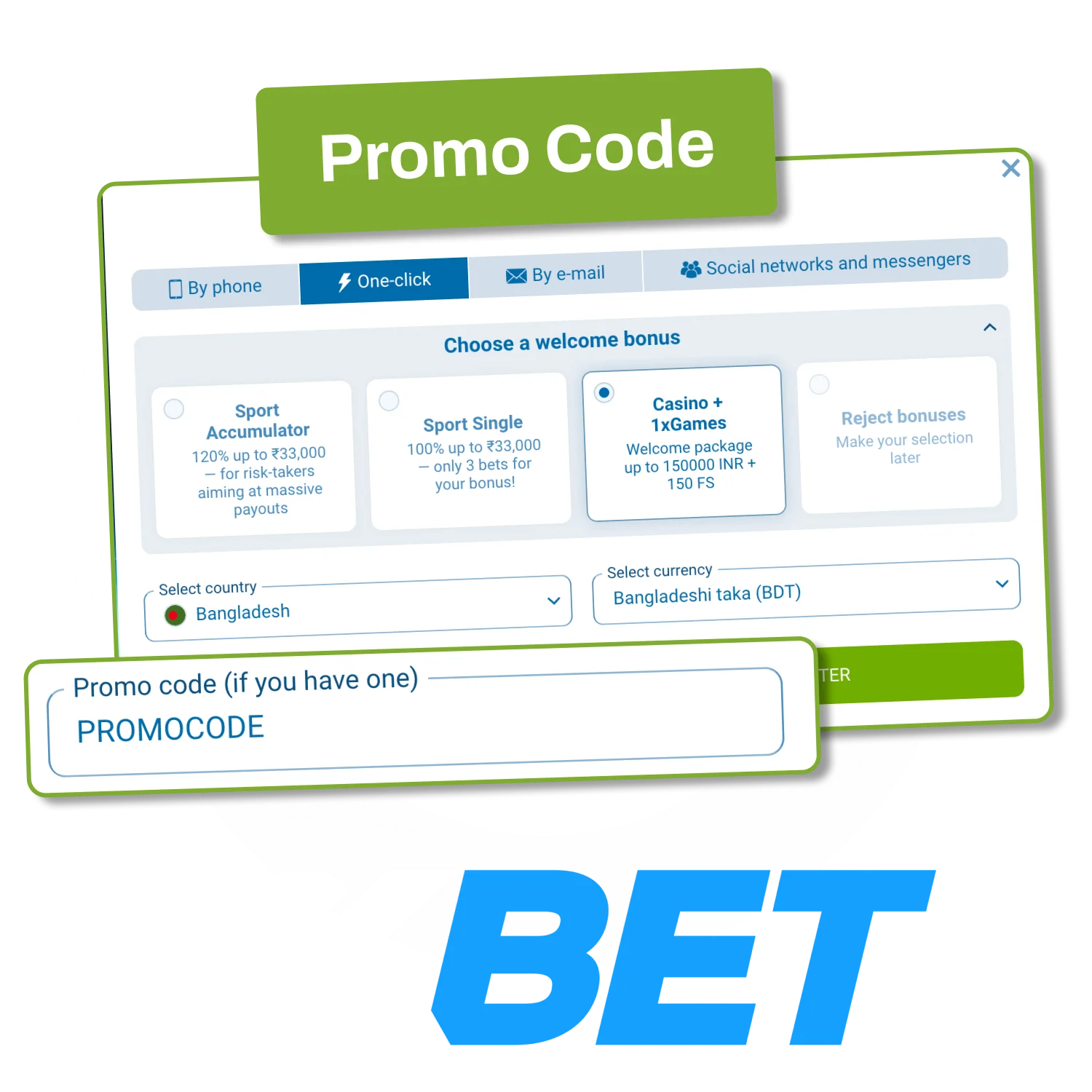 In this article, you get the special promo code from 1xBet for new users.