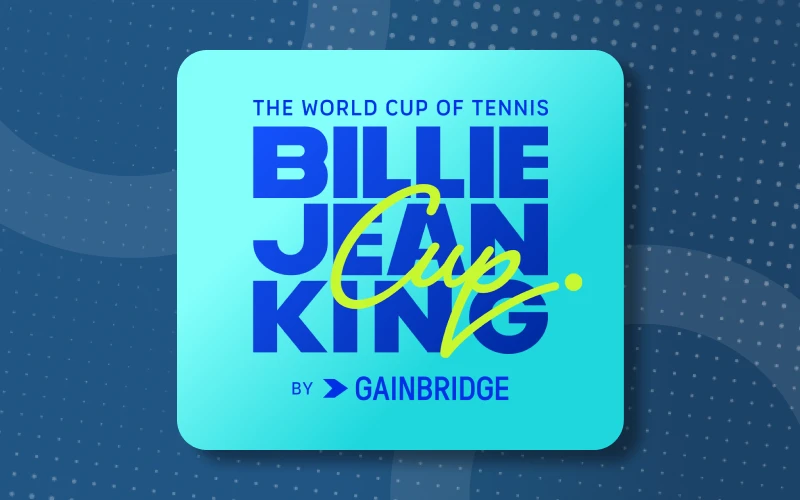 1xBet is collaborating with Billie Jean King Cup by Gainbridge.