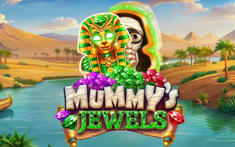 Enjoy playing Mummy’s Jewels game at 1xBet platform.