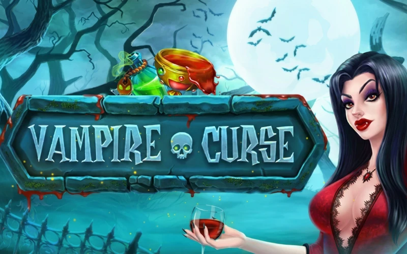Enjoy dark-themed slot Vampire Curse at 1xBet.