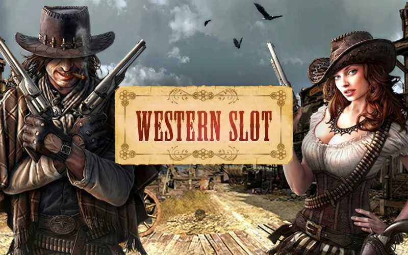 Western Slot game has simple mechanic at 1xBet.
