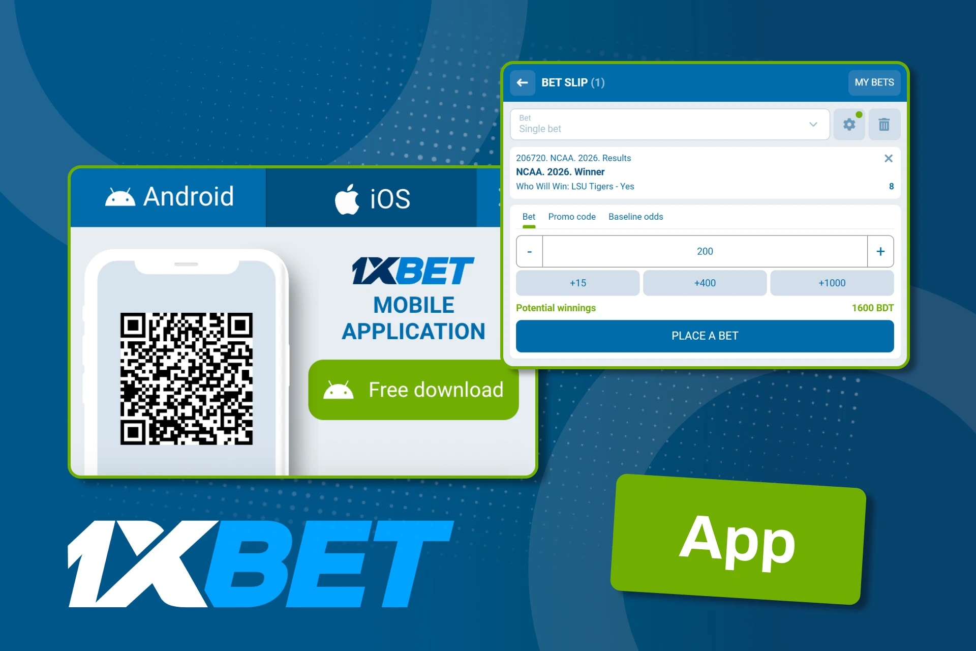 Use the official 1xBet mobile app and place baseball bets anytime with secure and fast access.