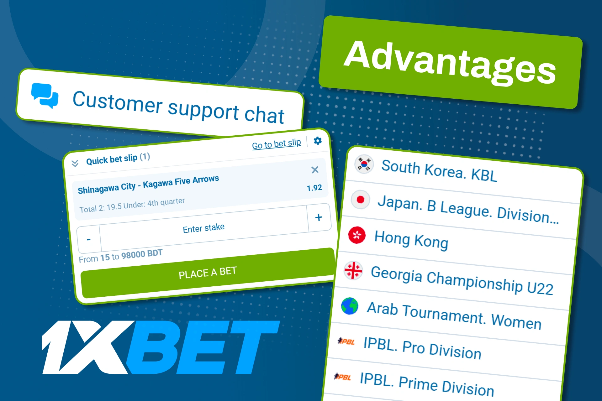 Get personalized basketball picks and fast support on 1xBet.