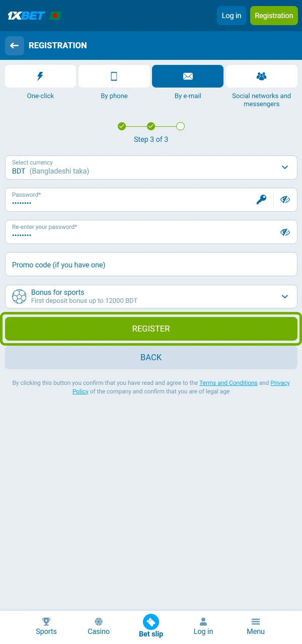 আজই 1xBet-এ নিবন্ধন করুন এবং অনলাইন বক্সিং বেটিং-এ সহজে প্রবেশ উপভোগ করুন।