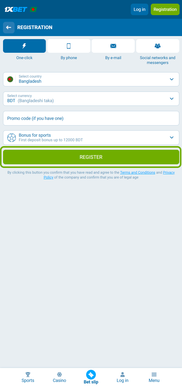 Create an account and begin cricket betting with confidence on 1xBet.