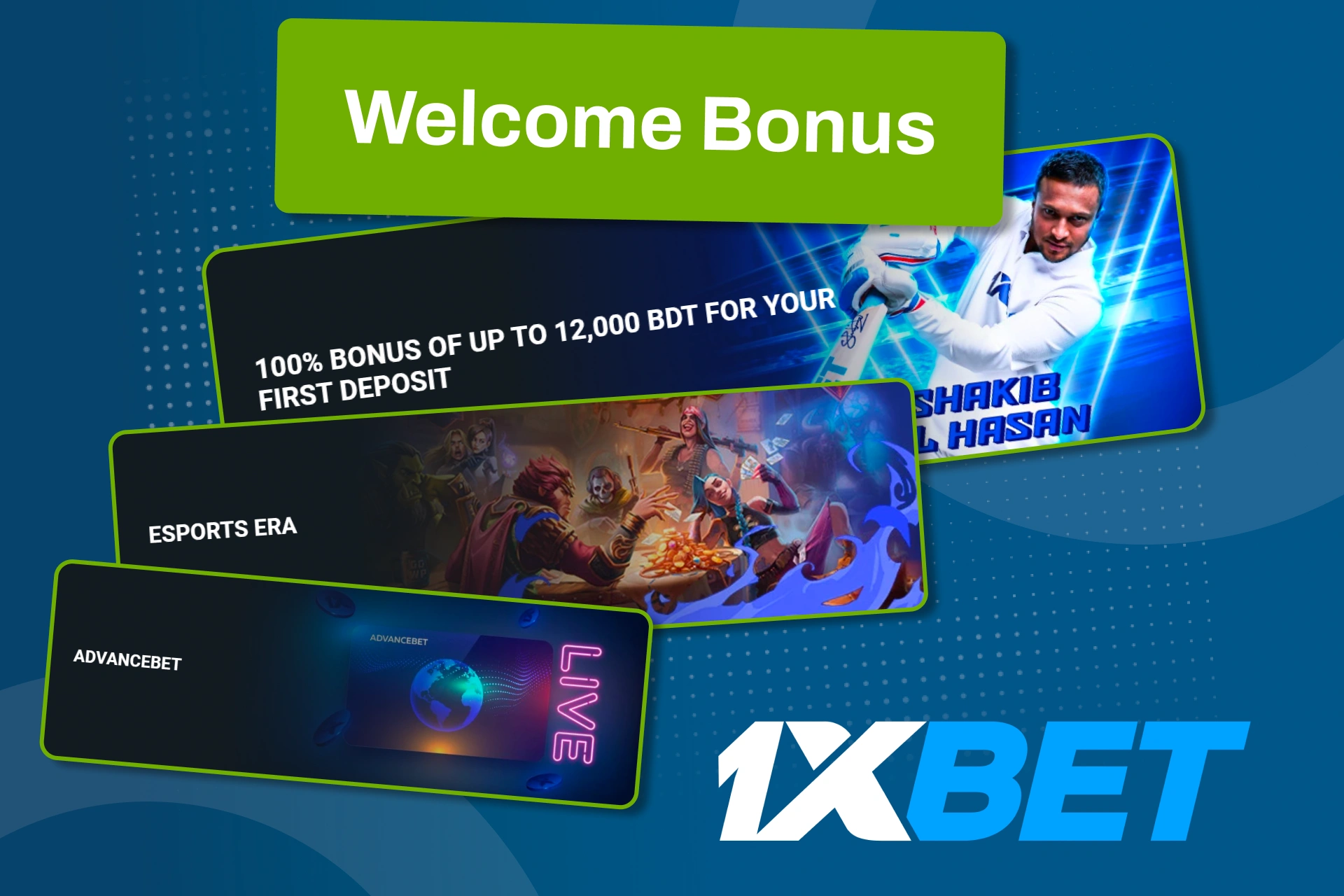 Unlock a generous welcome bonus and boost CS betting on 1xBet.