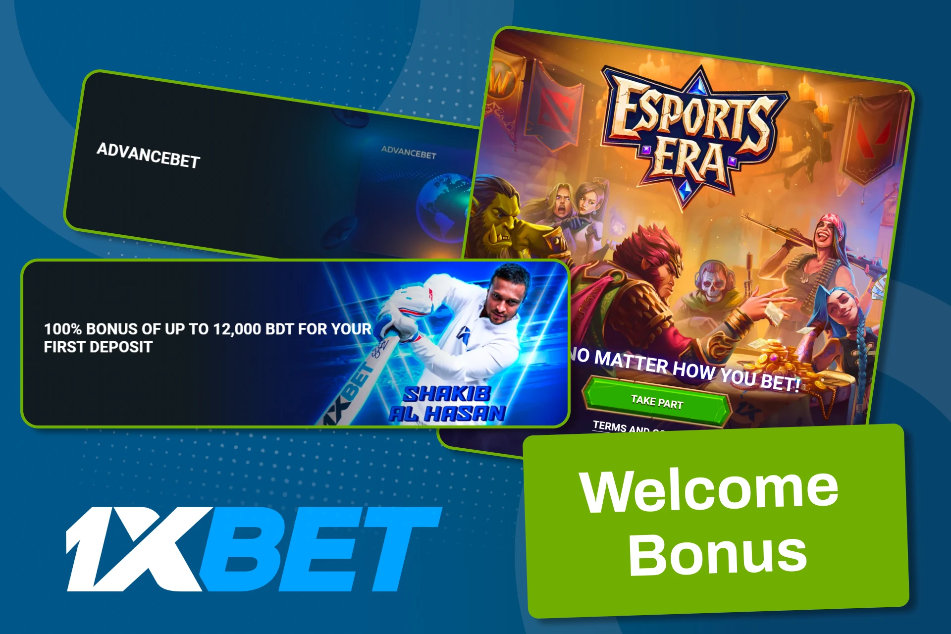 Boost your Dota betting with a generous welcome bonus on 1xBet.