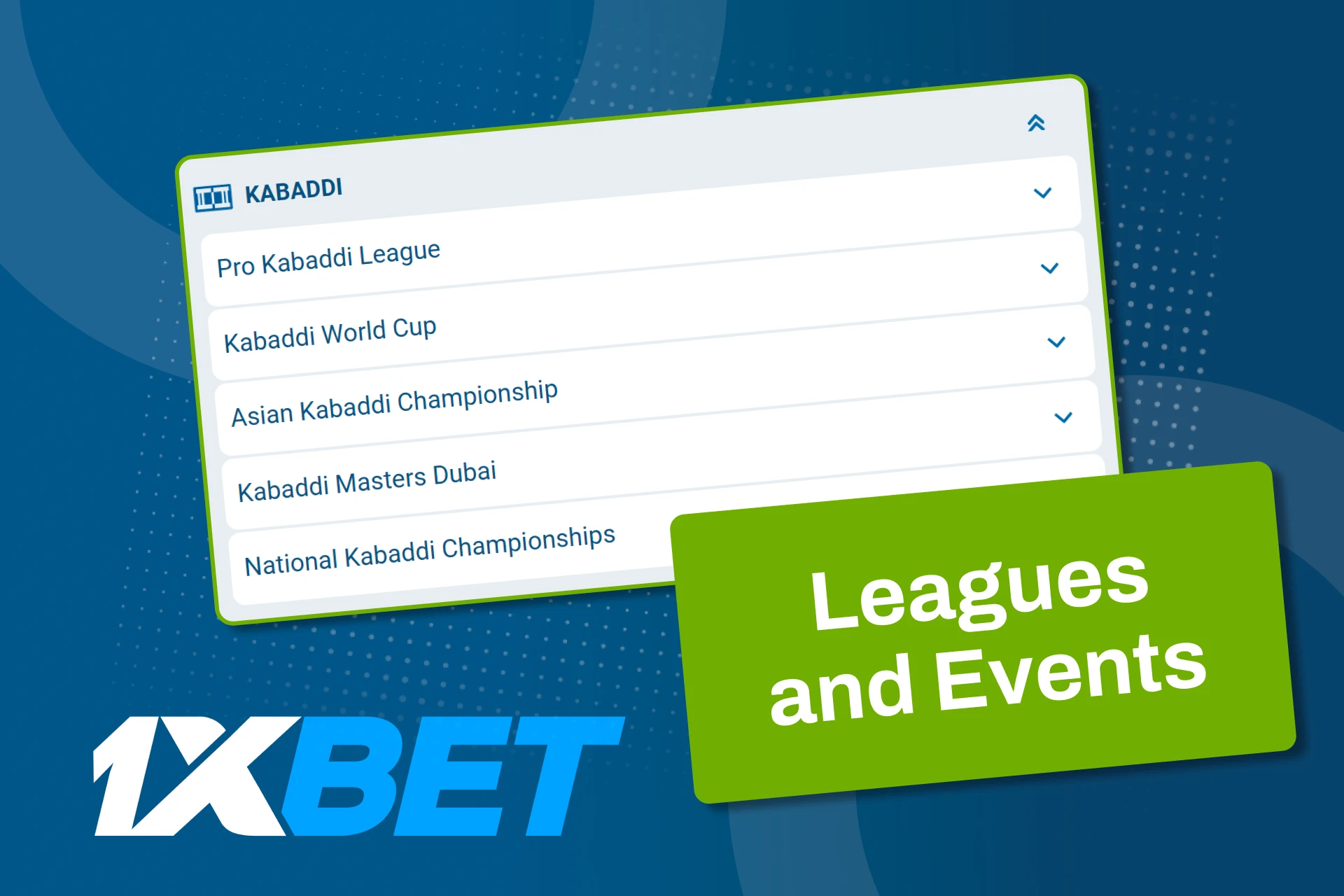 1xBet-এ গ্লোবাল কাবাডি ইভেন্টগুলি আবিষ্কার করুন এবং প্রতিযোগিতামূলক প্রতিকূলতার সাথে বাজি রাখুন।