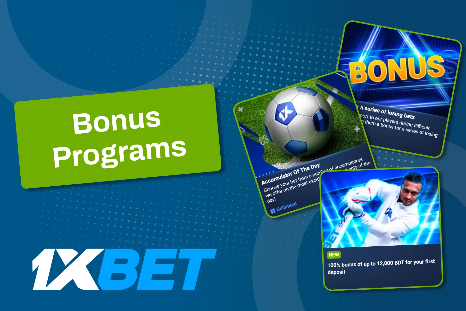 1xBet-এ টেবিল টেনিস প্রচারের সুবিধা নিন এবং আরও ফলপ্রসূ বেটিং সেশন উপভোগ করুন।