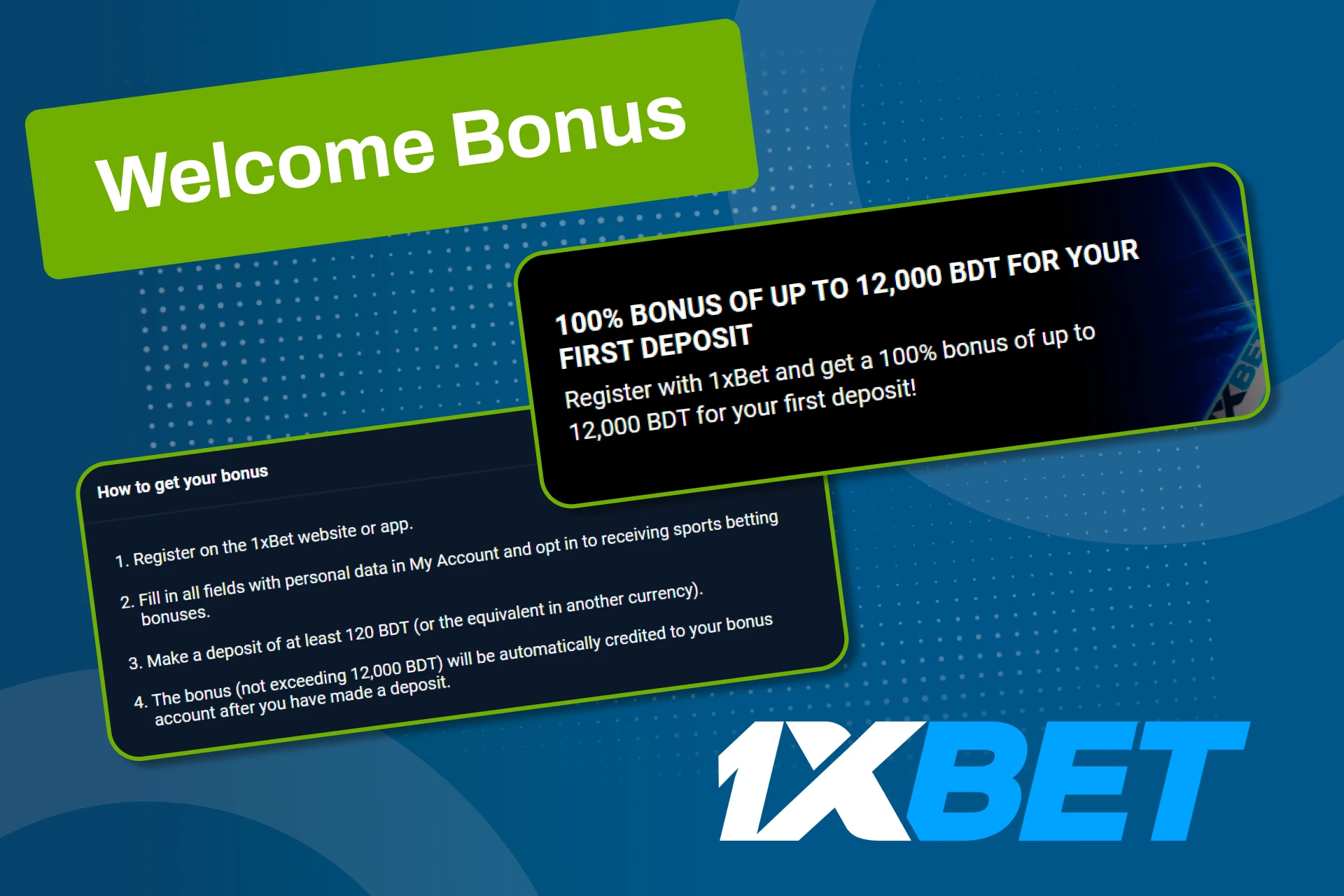 স্বাগত পুরষ্কার সক্রিয় করুন এবং 1xBet এর সাথে টেনিসে আরও স্মার্ট বাজি ধরুন।