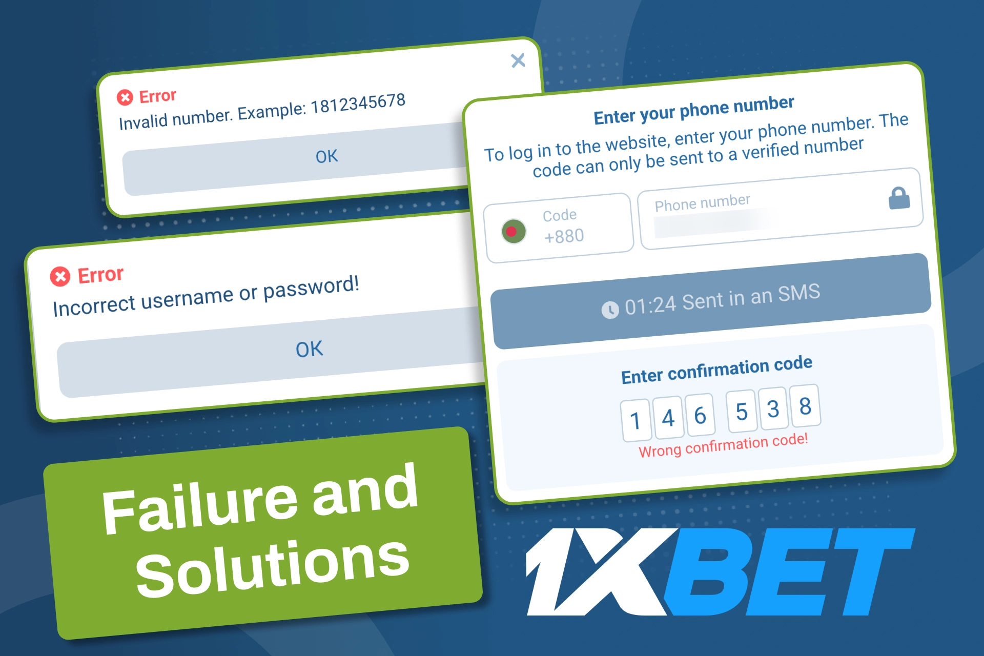Fix 1xBet login issues now and regain access to your account quickly.